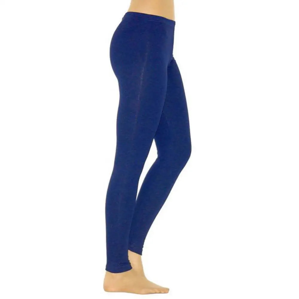 Milk Silk Leggings Women Solid Color Stretchy High Waist Slim Tights Autumn Winter Leggings Pencil Pants Trousers