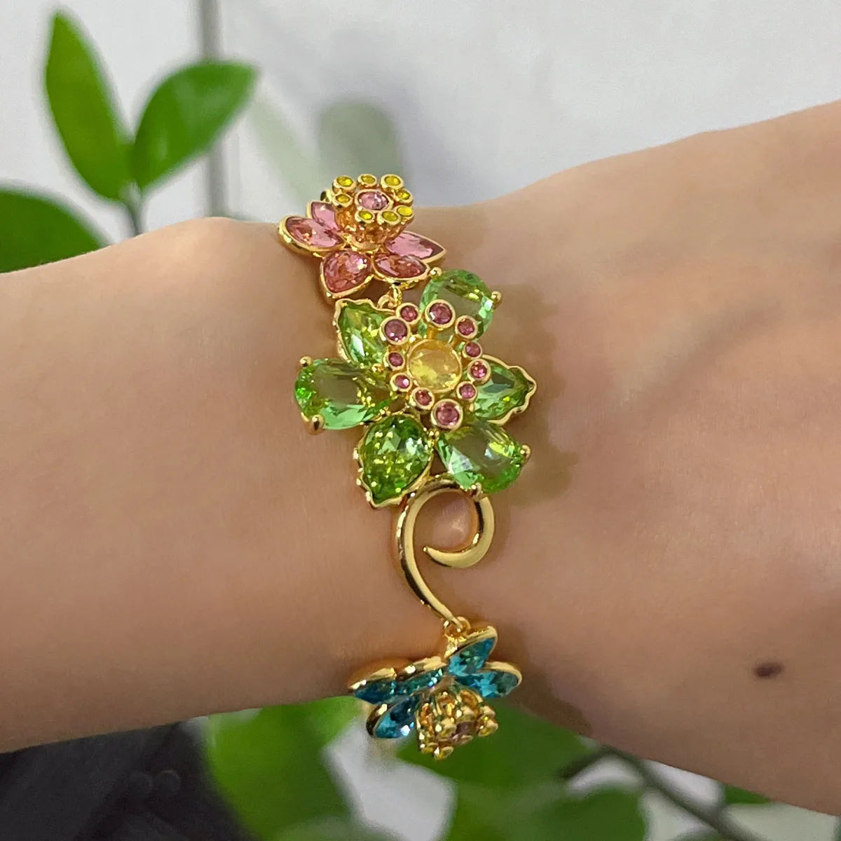 Bracelet High Quality New Sales Trend Jewelry Original Luxury Brand Shiny Cut Christmas Birthday Party Engagement Gift for Women