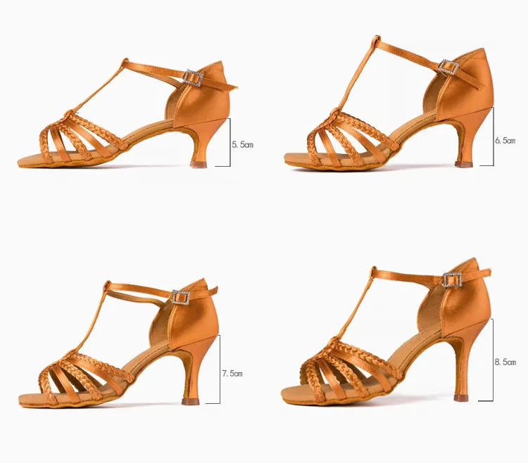 BD Dance Professional Latin Dance Shoes Ballroom Girls Kids for Dancing Elegant Heeled Sandals Women Sport Sneaker Luxury Brands
