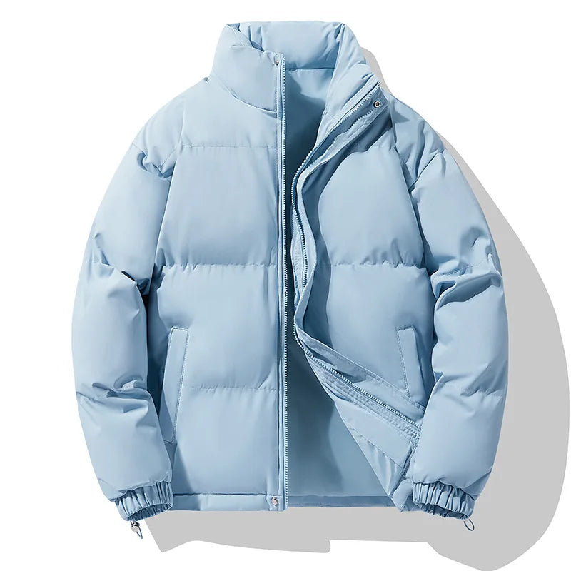 Winter Down Jacket With Logo Printed Outdoor Men's Women's Sports Camping Thick Warm Jacket