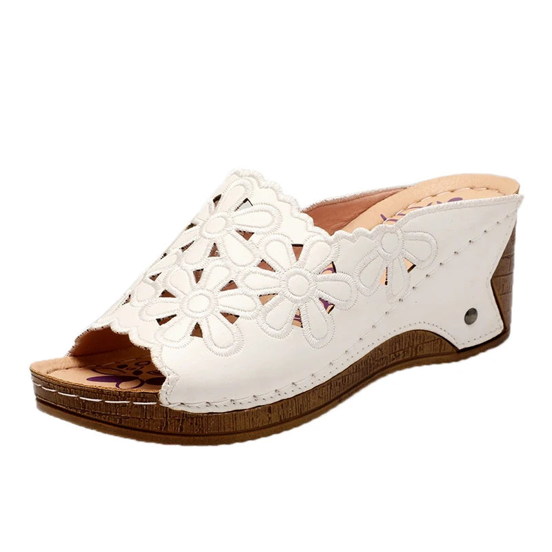 Sandals Shoes Women Summer Comfortable Women Shoe Slides Shoes Woman Wedge Walking Shoes Party Female Footwear Slippers Woman