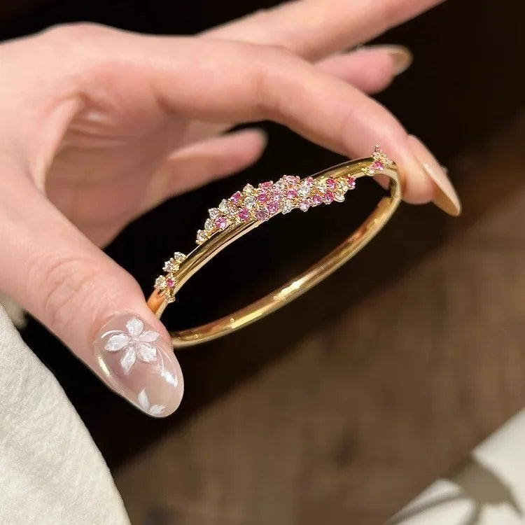 Luxury Sliver Bangles for Women Mobius Twisted Bangles Simple Bangle Wedding Party Jewelry Accessories Браслеты На Руку Женские