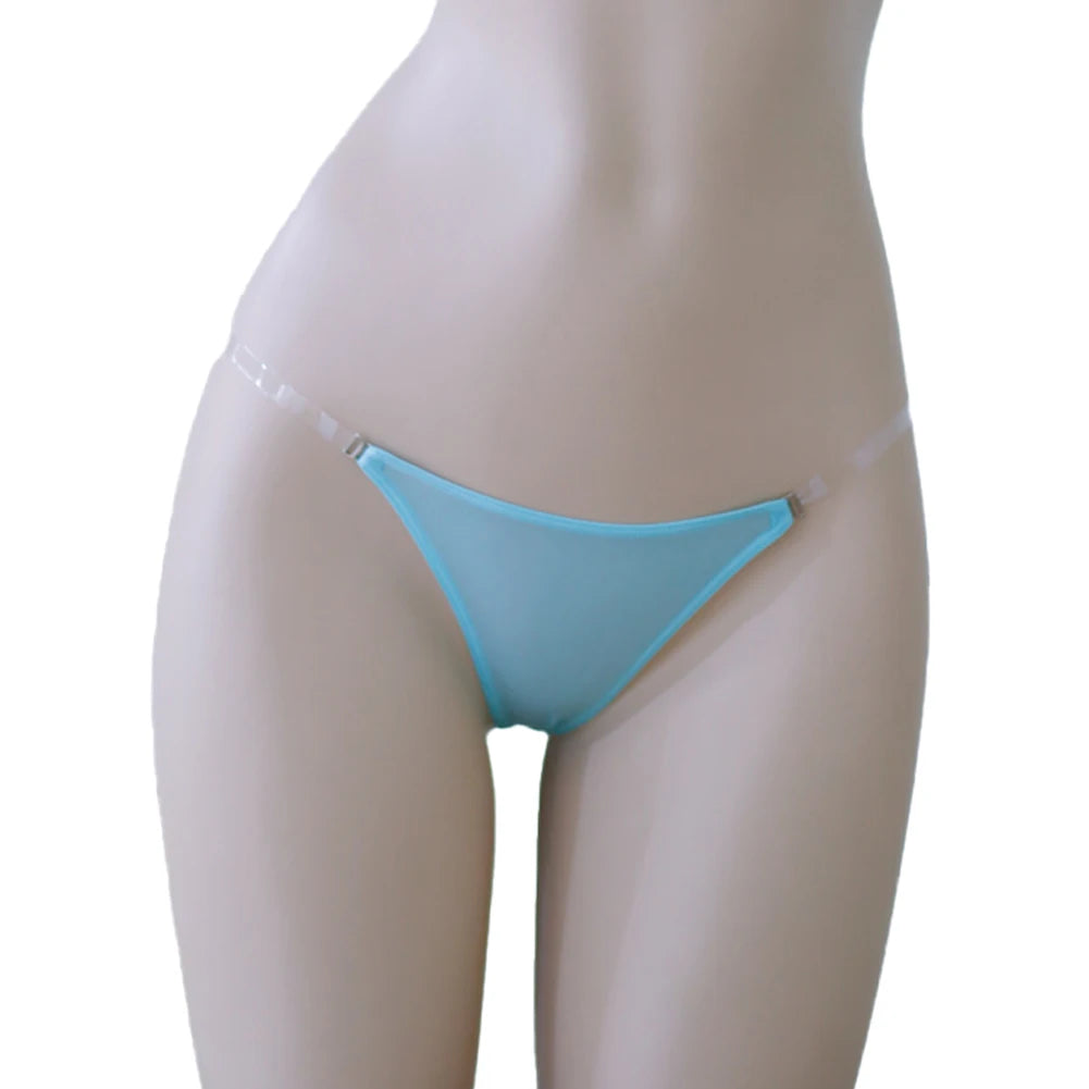 Sexy Women See-Through Panties Low-Rise G-string Thongs Seamless Lingerie Transparent Sensual Female Underwear Underpants