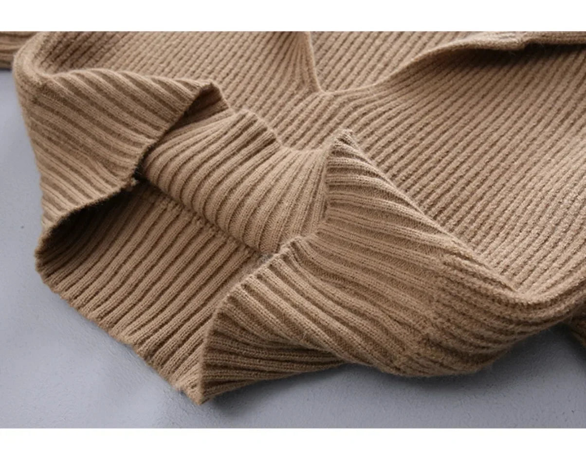 Women's Sweaters Fall/winter 2025 New In Deep V Lapel Pullover Sweater Camisole Two-piece Set Sweater Set Office Lady Jumpers