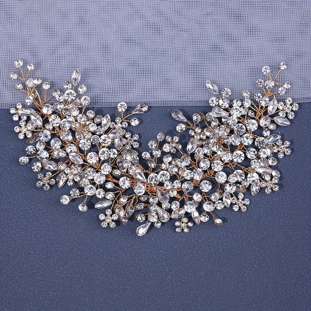 Crystal Headbands Bridal Wedding Headbands Tiaras Hairbands For Women Bride Bridal Wedding Hair Accessories Jewelry Band Gift