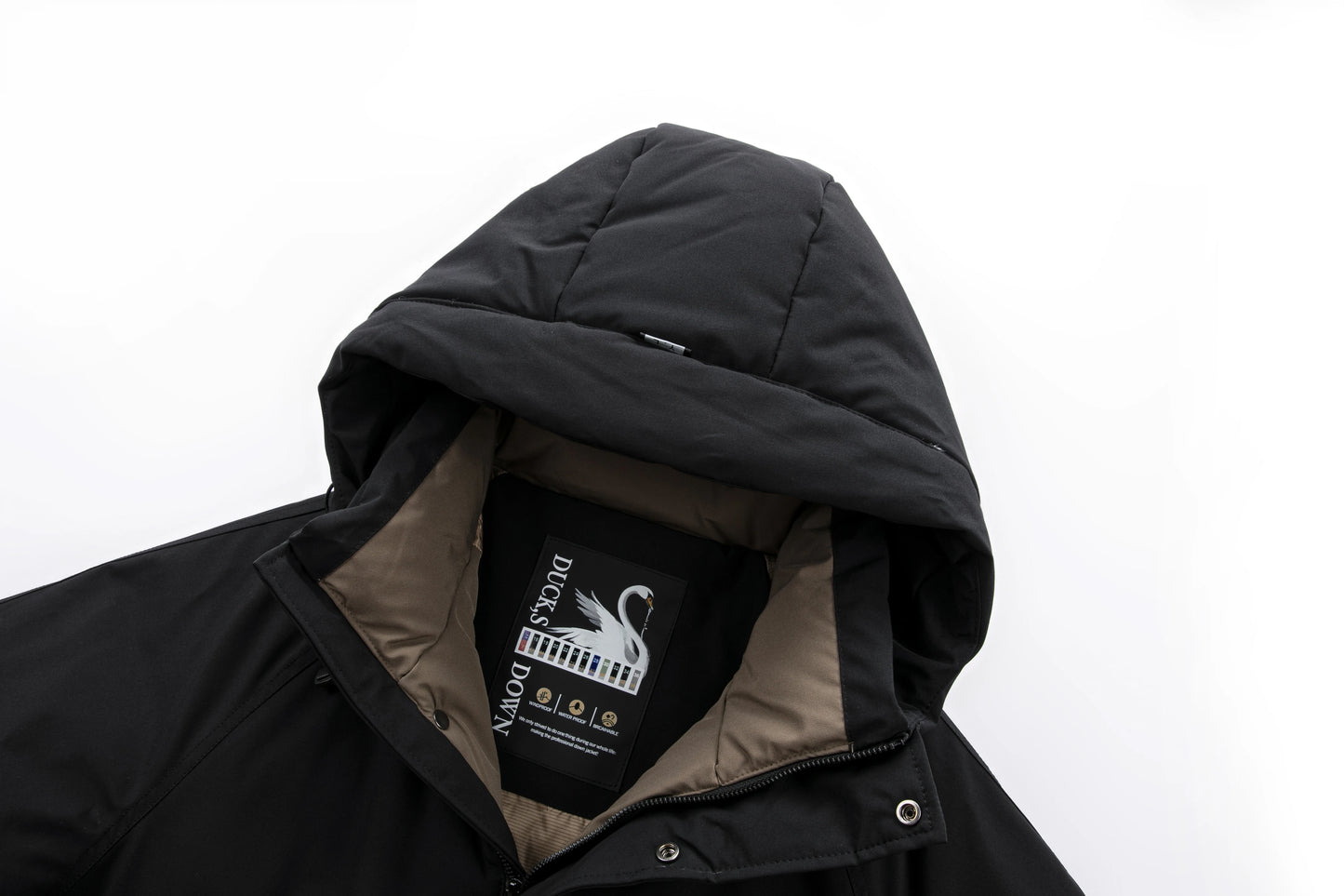 Winter Down Jacket for Men 2025 New Loose Big and Tall Hooded Coat Warm White Duck Down Father Outdoor Jacket for Male