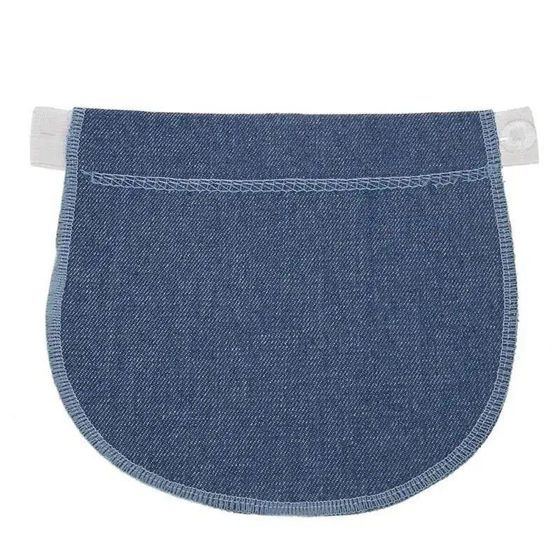 Maternity Pregnancy Waistband Belt Soft Adjustable Elastic Pants Lengthening Waist Extenders Button Mother Loose
