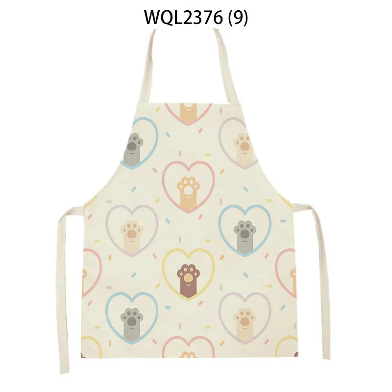 Apron Kid Apron Kitchen Household Item Animal Cartoon Apron Adult Hair Apron 55-68cm Apron Custom Logo Kitchen Supplie Tablier