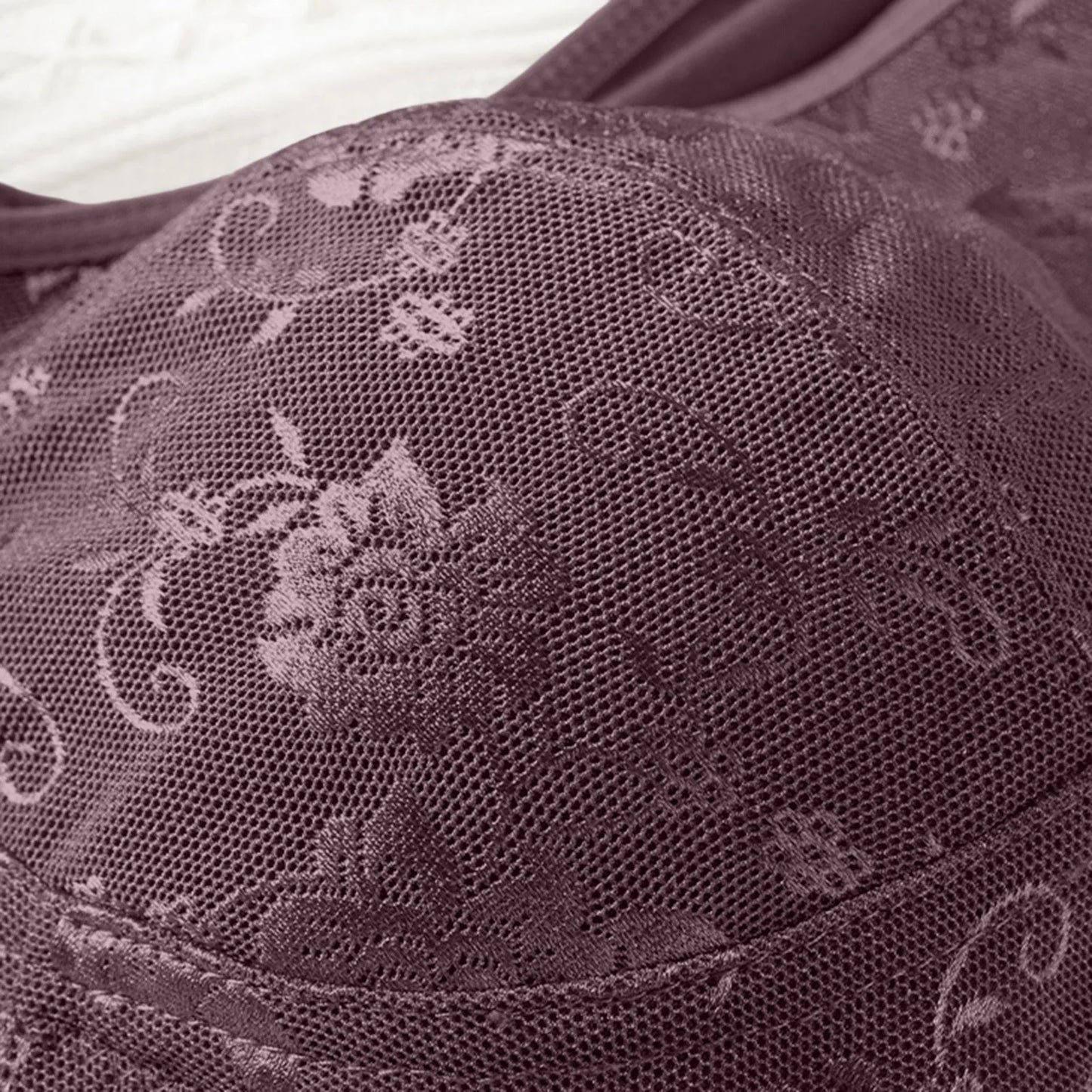 Women'S Front-Clasp Bra Lace Print Vest Design Comfortable Without Underwire Suitable Daily Wear All Season Everyday Home Scenes