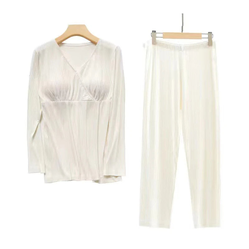 Maternity Nursing Sleepwear Breastfeeding Nightwear for Pregnant Women Pregnancy Breast Feeding Pajamas Suits Maternity Clothes