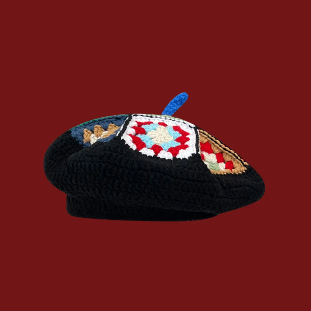 Crochet hat hats for women berets winter hats woman vintage beret hat women luxury woman hat new in hat Ladies hat mushroom hat