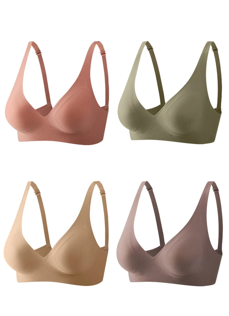 Sexy Bras For Women Seamless Women's Bra No Wire Push Up Brassiere Underwear Breathable Soft Thin Female Intimates  Lingerie