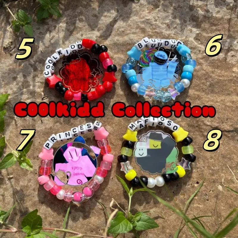 Gamer-Inspired Kandi Bracelet - Handmade Beaded Design | Unique Gift for Gamers, Birthdays & Christmas