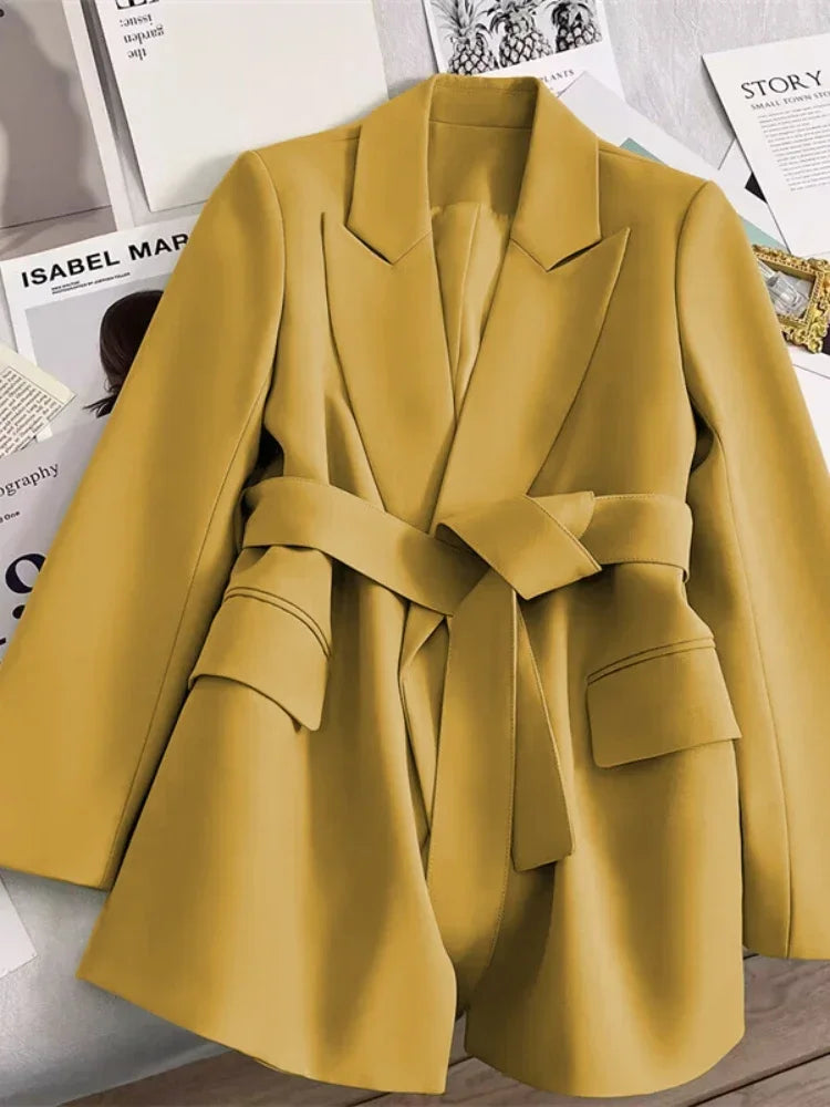 Blazer for Women Spring Autumn New in Outer Wears Office Lady Fashion Blazers Loose Fit  Women Clothing Coats Women's Jacket