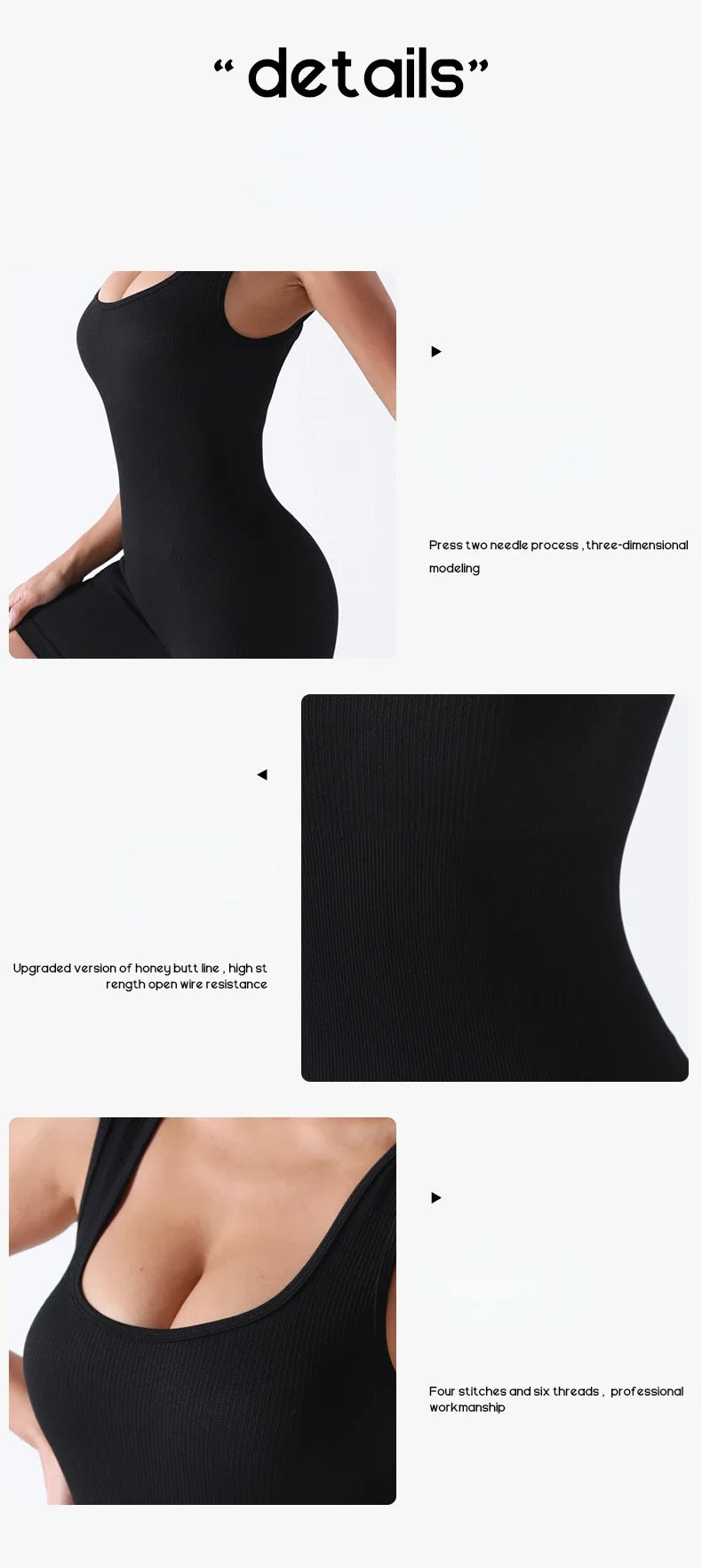 Women Seamless Bodysuit Sexy Thread Shorts Suit High Elastic Hip Liftting Knitting Fashion Set Gym Trainning Yoga Slim Sport Set