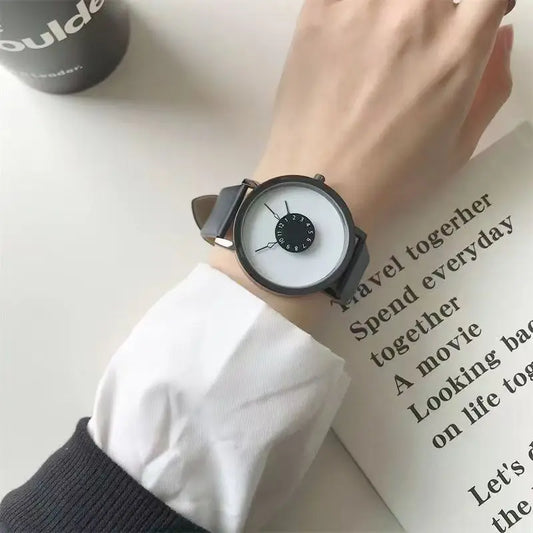 Affordable Fashionable And Personalized Wristwatches With Creative Arabic Numeral Dials For Students, Men And Women