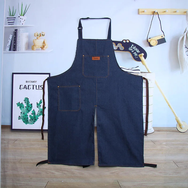 Kitchen Apron For Home Use – Waterproof Thin Design Coffee Shop & Bubble Tea Store Professional Apron High-end Unisex Workwea