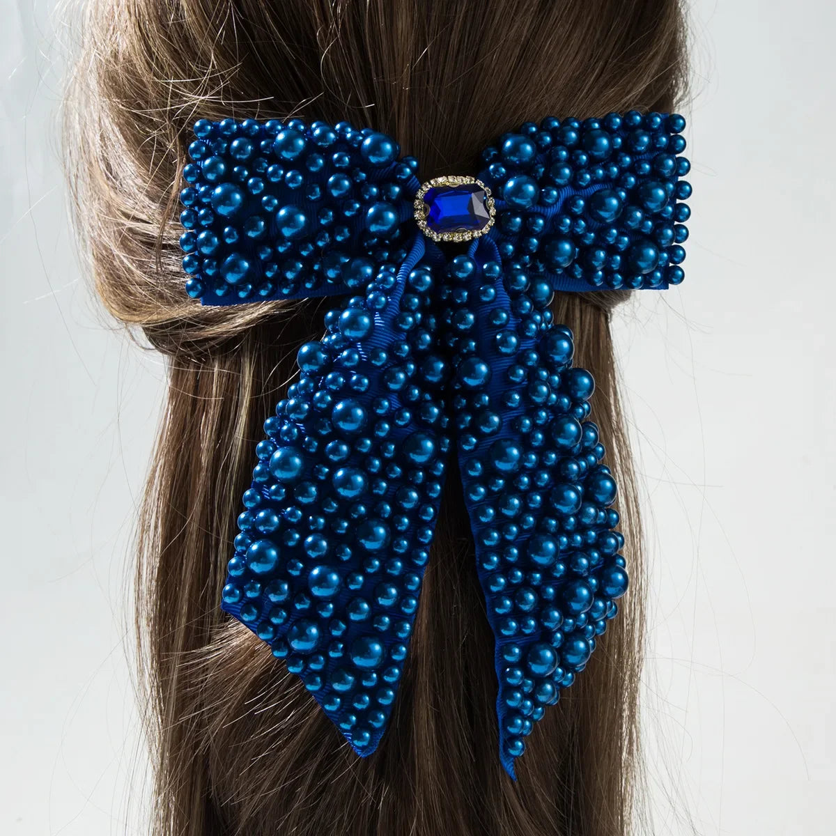 Bridal Bow Hair Clips Heavy Beading Fashion Spring Clip Beautiful Women’s Hair Accessories Elegant Wedding Gift Hair Accessory