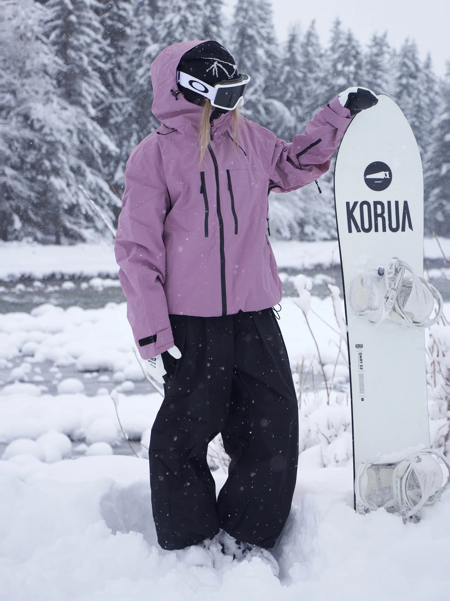 Winter Ski Jacket for Women Men 3L Snowboard Clothing Waterproof Windproof Warm Breathable Outdoor Snow Wear Ski Coat Hooded