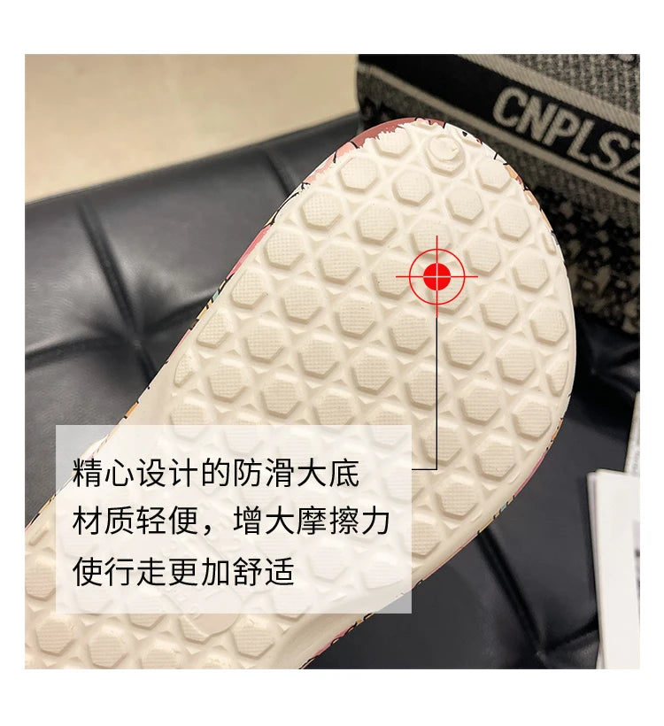 Slippers Casual Summer Women's Shoes Cover Toe Platform Shale Female Beach Slides Luxury Flat Sabot Fashion House Slippers Platf