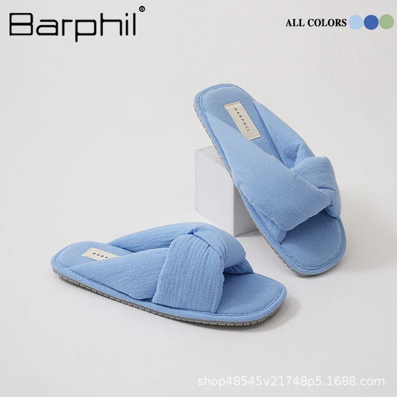 Slippers women's spring 2025 new non-slip, silent and comfortable four-season indoor home slippers women