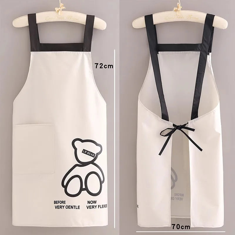 Cooking Aprons Kitchen Apron For Woman Men Chef Waiter Cafe Shop BBQ Hairdresser Aprons Bibs Kitchen Accessories