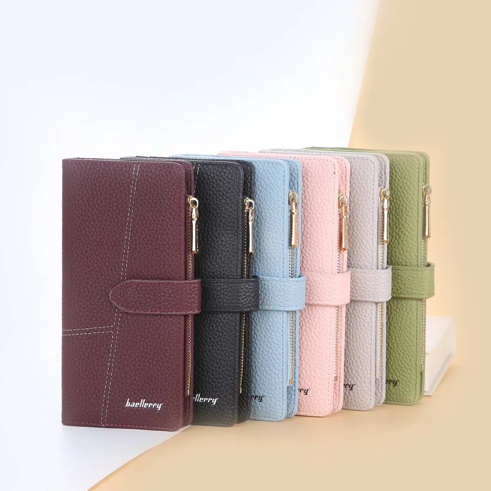 Women Long Wallets Slim Purse Handbags Female Purse Luxury Card Holder High Quality Zipper Wallet Pocket For Women