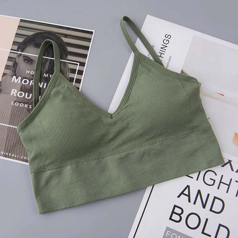 Bras for Women Sexy Seamless Bra U Type Backless Push Up Bralette Brassiere Femme Sports Underwear Women’s Lingerie