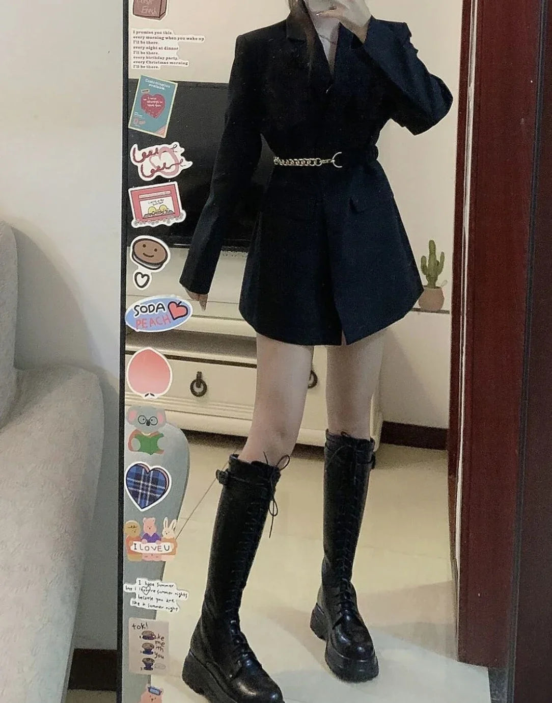 Blazer Woman Jacket Black Over Long Outerwears Dress Coats For Women Clothes Slim Modern Bags On Offer With Premium New In