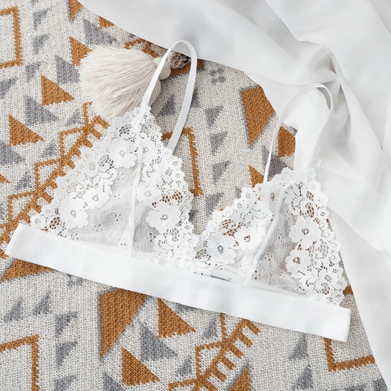 Sexy Bra For Woman Lace Thin Underwear Female Unlined Transparent Bras For Women Lace Sexy Lingerie Bralette