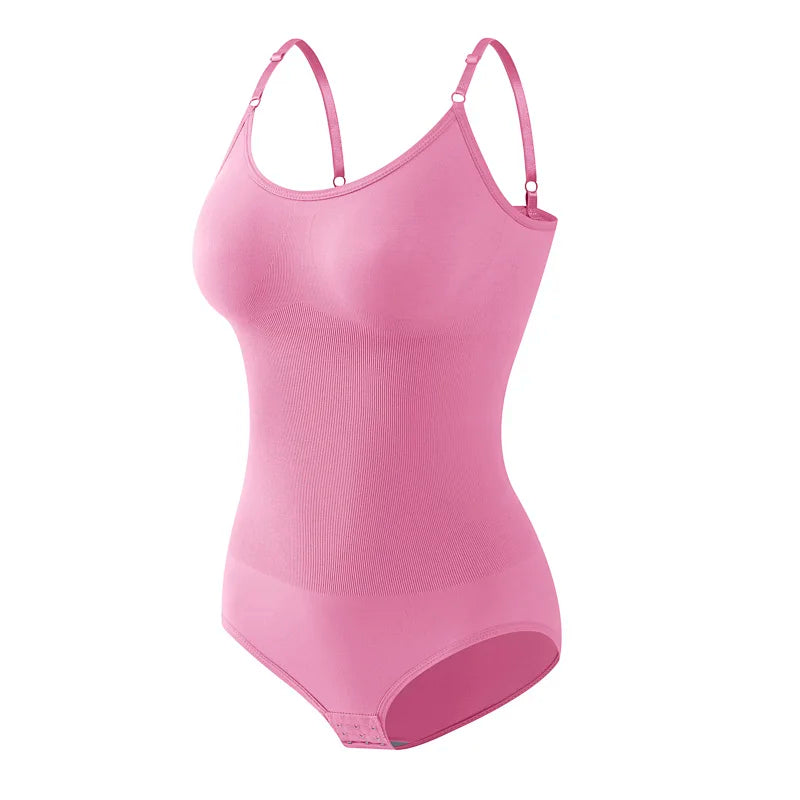 Women Full Body High Elastic Bodysuit Shapewear Seamless Smoothing Tummy Control Waist Trainer Underwear Thong Shaper