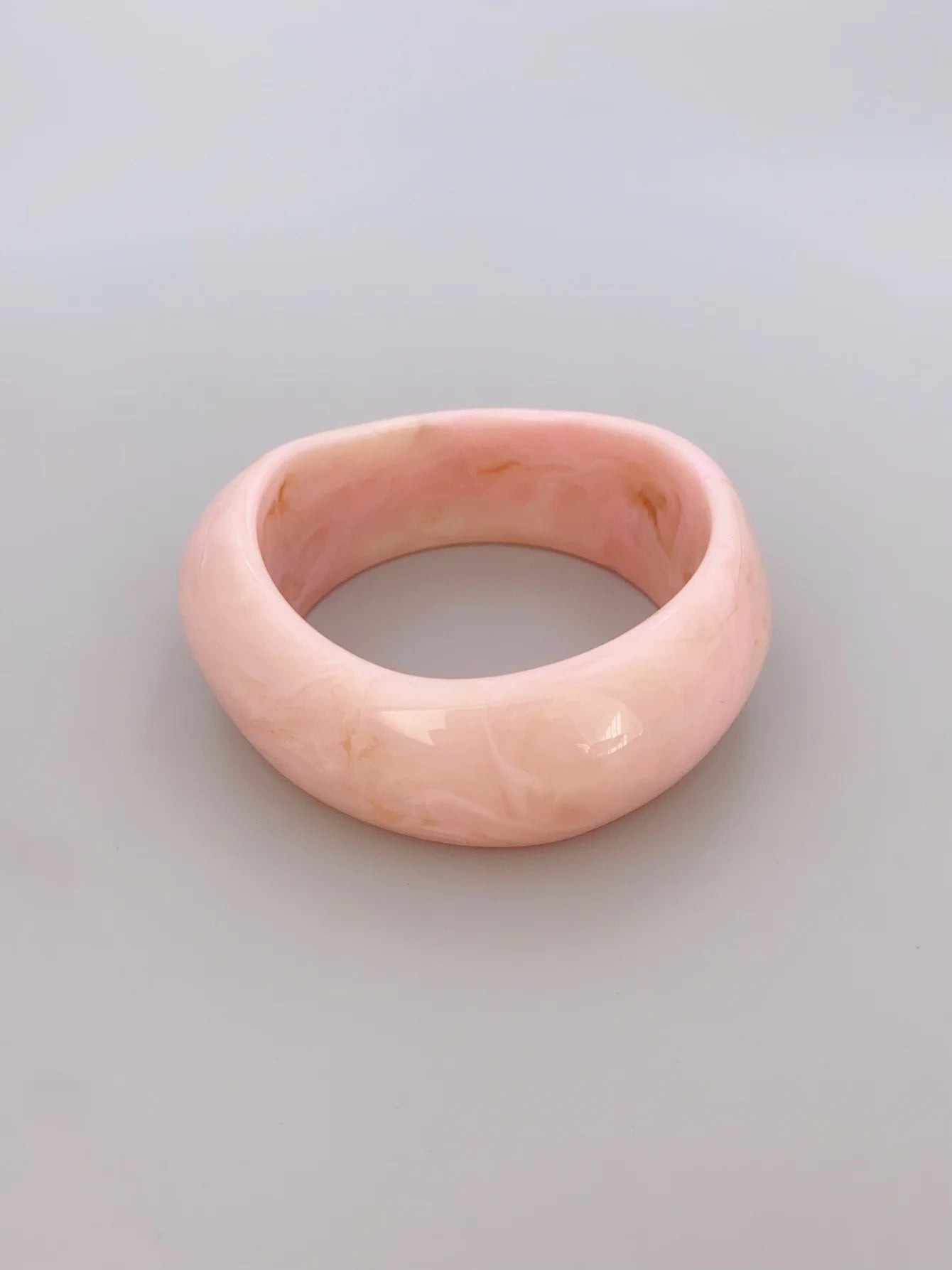 Colorful Acrylic Bangle Bracelet, Vibrant and Elegant Jewelry for Women