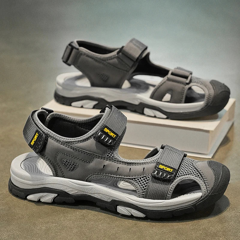 Baotou beach shoes, sandals, trendy shoes, sports outdoor slippers, versatile, non-slip and wear-resistant