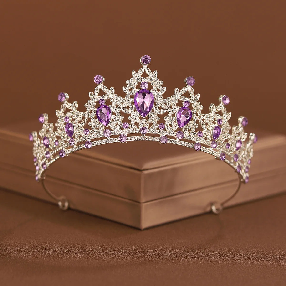24 colors Bridal Headwear Full Of Sweet Atmosphere Baroque Gold-colour Ladies' Tiaras For Wedding Bride
