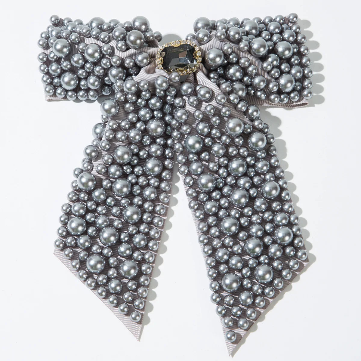 Bridal Bow Hair Clips Heavy Beading Fashion Spring Clip Beautiful Women’s Hair Accessories Elegant Wedding Gift Hair Accessory