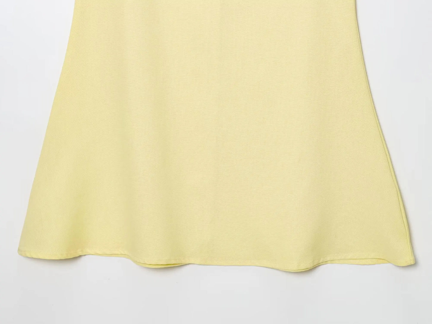 2025 Two Piece Women's Dresses Square Neck Cotton Lining Sleeveless Vest High Waisted Package Hip Skirt