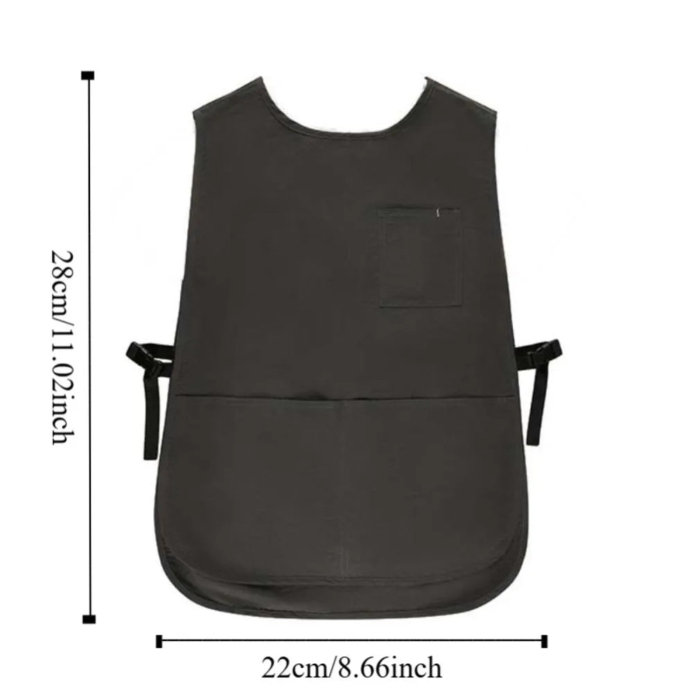 Japanese Household Kitchen Apron Adjustable Catering Workwear Waterproof Work Clothes Anti-static Unisex Salon Barber Cape