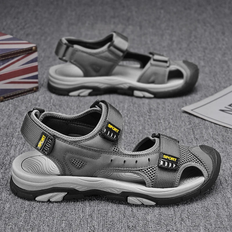 Baotou beach shoes, sandals, trendy shoes, sports outdoor slippers, versatile, non-slip and wear-resistant