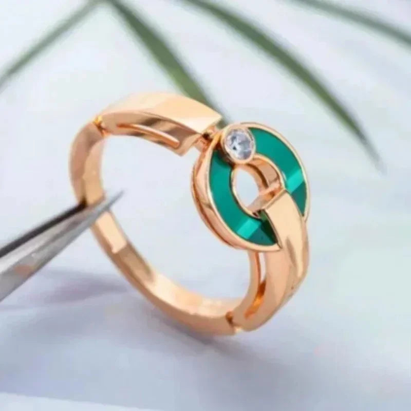 925 High-quality Women's Jewelry Ring Is Like A Rainbow, Which Takes You Into The Fairy Tale World To Meet Prince