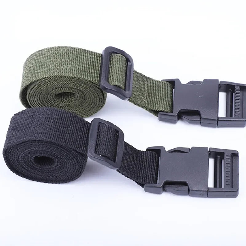 1.4M Buckle Tie-Down Belt Cargo Straps for Car Motorcycle Bike with PP Buckle Tow Rope Strong Card Buckle Belt for Luggage Bag