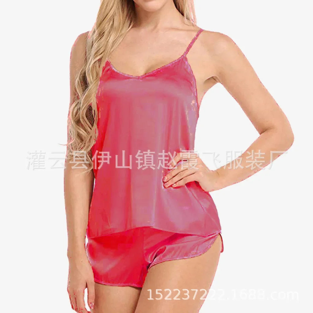 Women's Pajamas Sleepwear Home Clothes Wear for Women Sleep Nightwear Sexy Lingerie 2021 Nightie with Shorts Underwear Nightgown