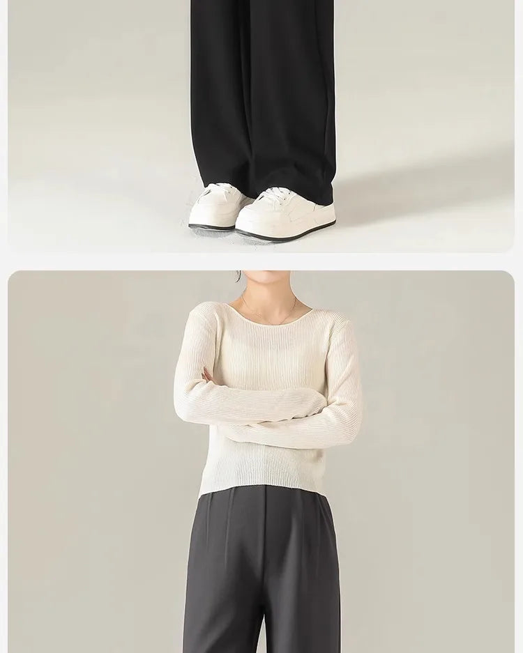 Maternity Pants Spring and Autumn Outside Wear No Support Wide Leg Pants Fall Pregnancy Not Strangling Belly Pants Maternity Wea