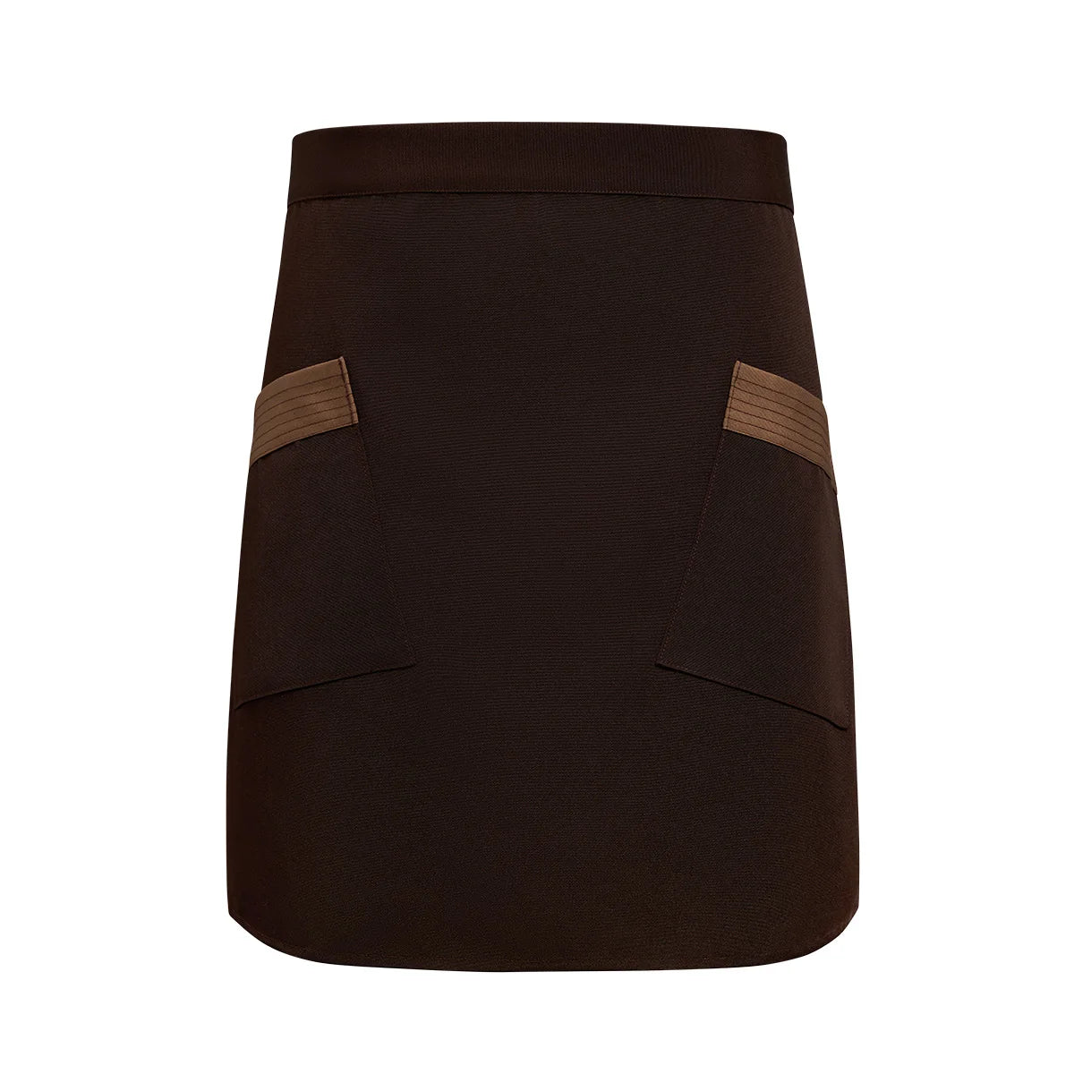 1 Piece Waist Apron for Ladies Kitchen Restaurant Waitress Apron with Side Pockets And Reinforced Seams