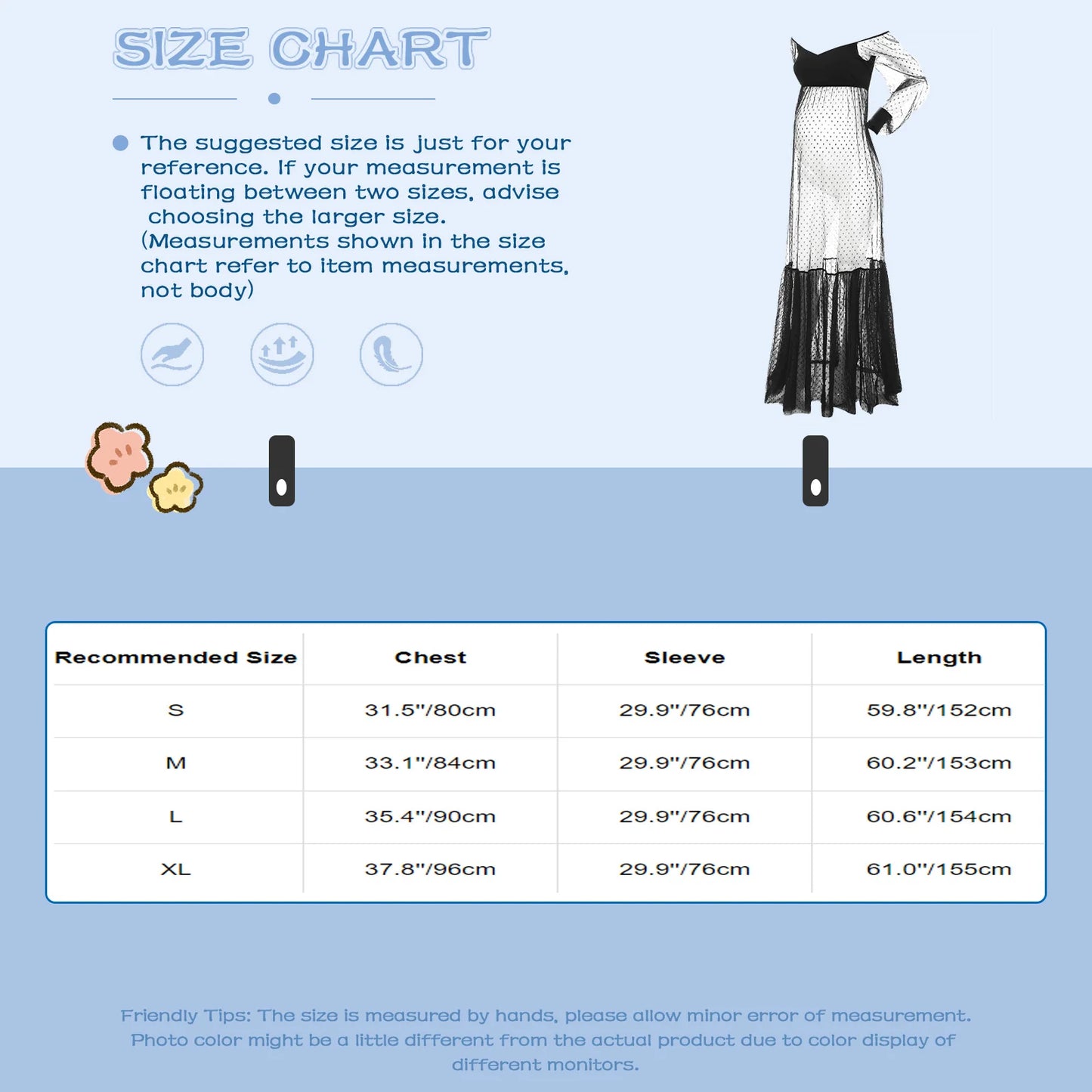 Maternity Pregnancy Photography Dress Bubble Sleeve Off-shoulder Polka Dots Sheer Mesh Split Maxi Gown for Party Sleepwear