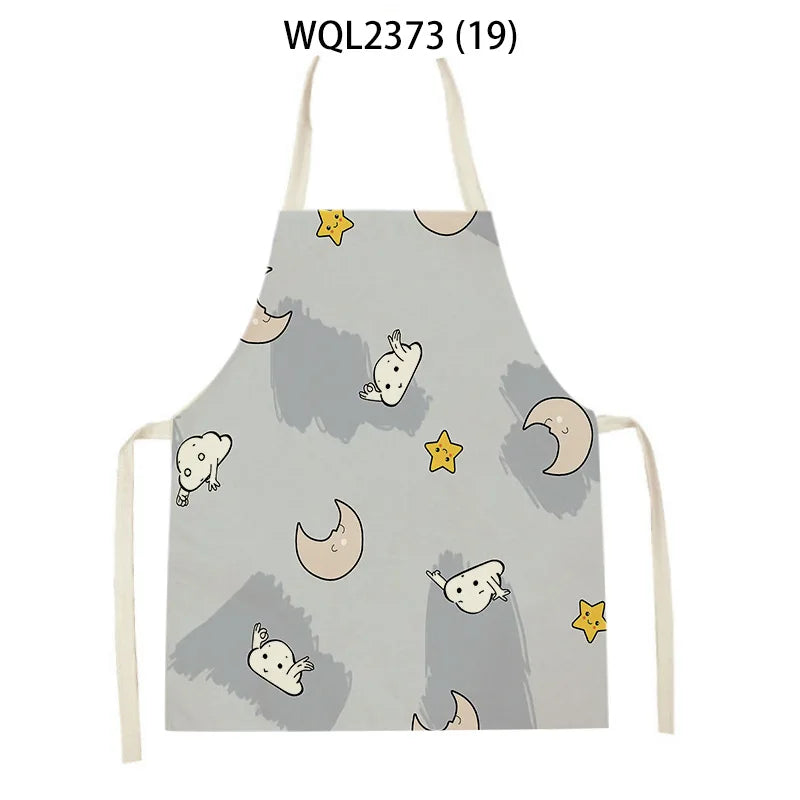 Apron Kid Apron Kitchen Household Item Animal Cartoon Apron Adult Hair Apron 55-68cm Apron Custom Logo Kitchen Supplie Tablier