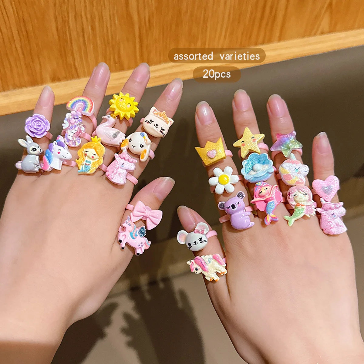 20 random cartoon ring styles suitable for daily use
