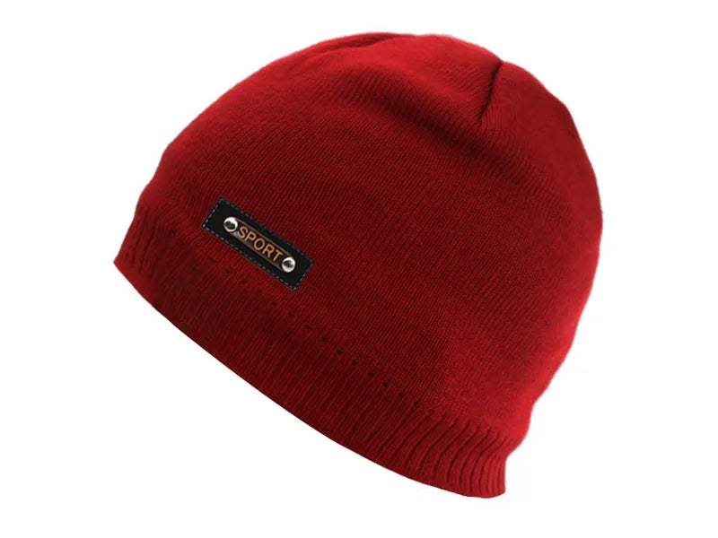 Knitted Hat Men Winter Hats For Women Beanie Hat Cap Fur Skullies Beanies шапка мужская Skull Gorro Bonnet Caps Man