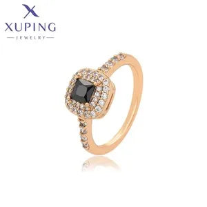 Xuping Jewelry Fashion Charm Mixed Rings Group Popular Rings for Women Gold Plated Party WeddingGift