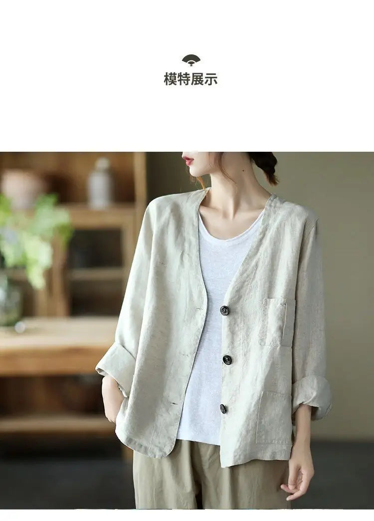 Jackets Women Retro Loose Design All-match Korean Style Leisure Minimalist Pure Female Popular Classic Basic Autumn Streetwear