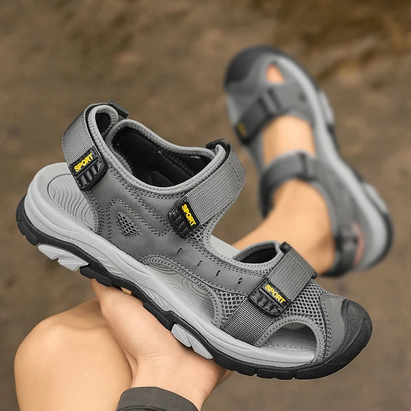 Baotou beach shoes, sandals, trendy shoes, sports outdoor slippers, versatile, non-slip and wear-resistant